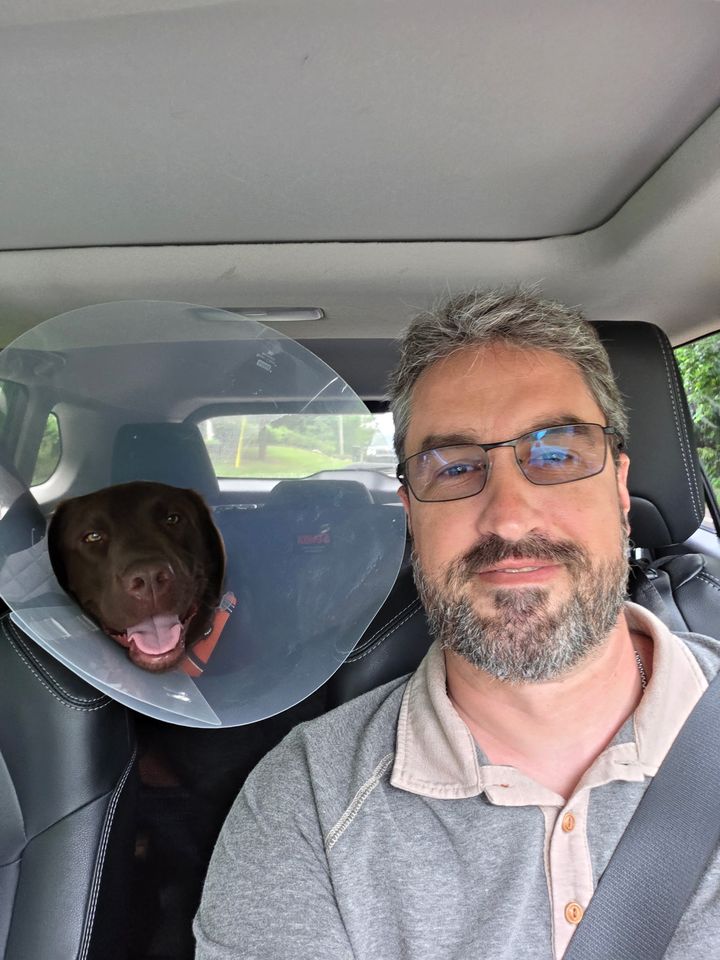 Scooter with his dad, Cornelius.