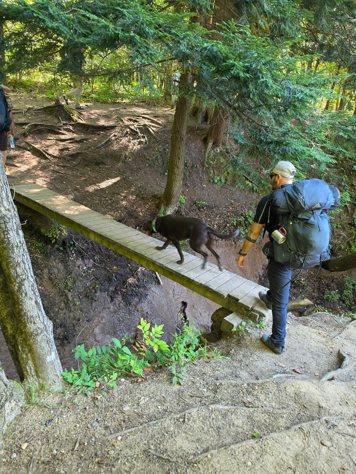 Backpacking NCT / Manistee river trail